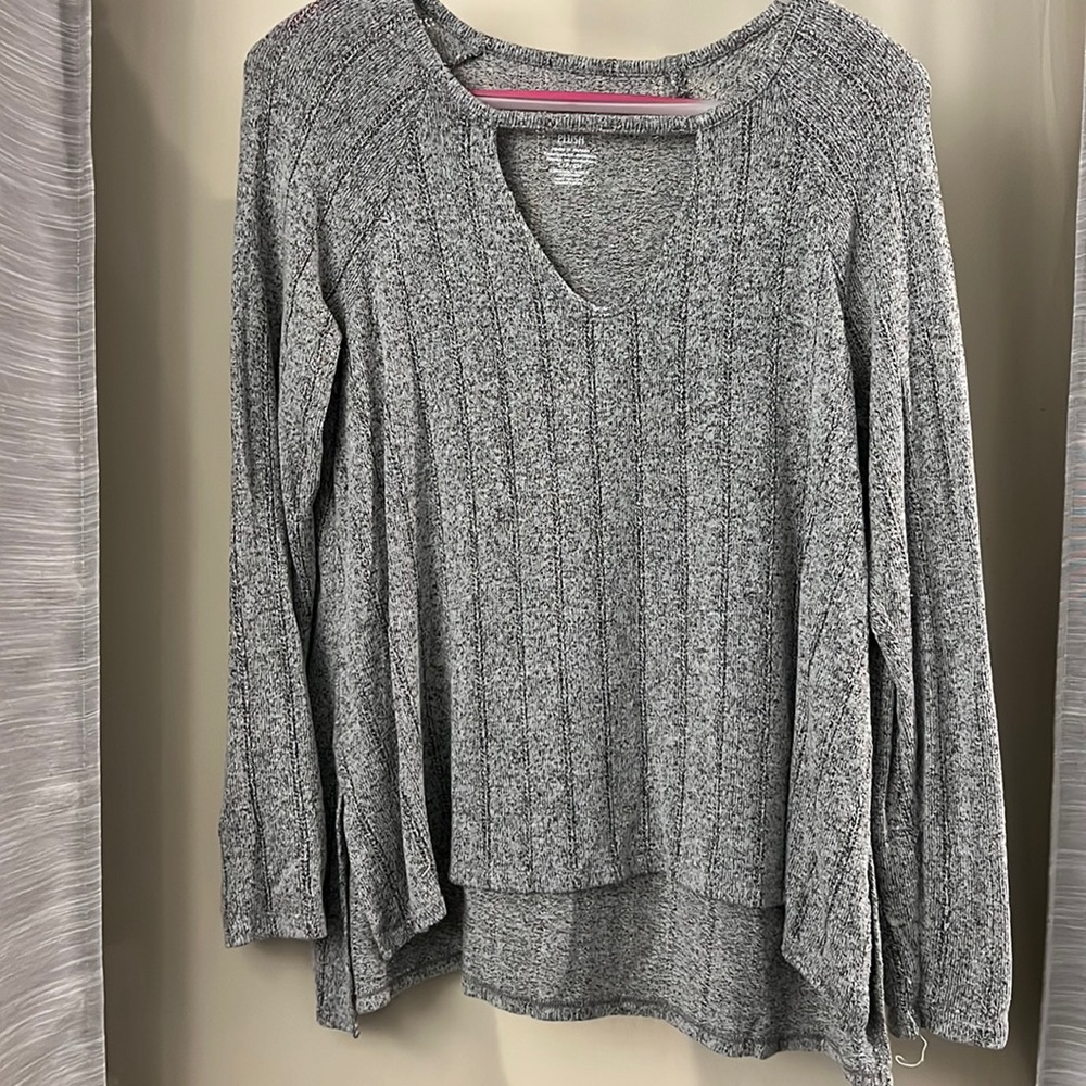 American Eagle heather grey sweater. Size small